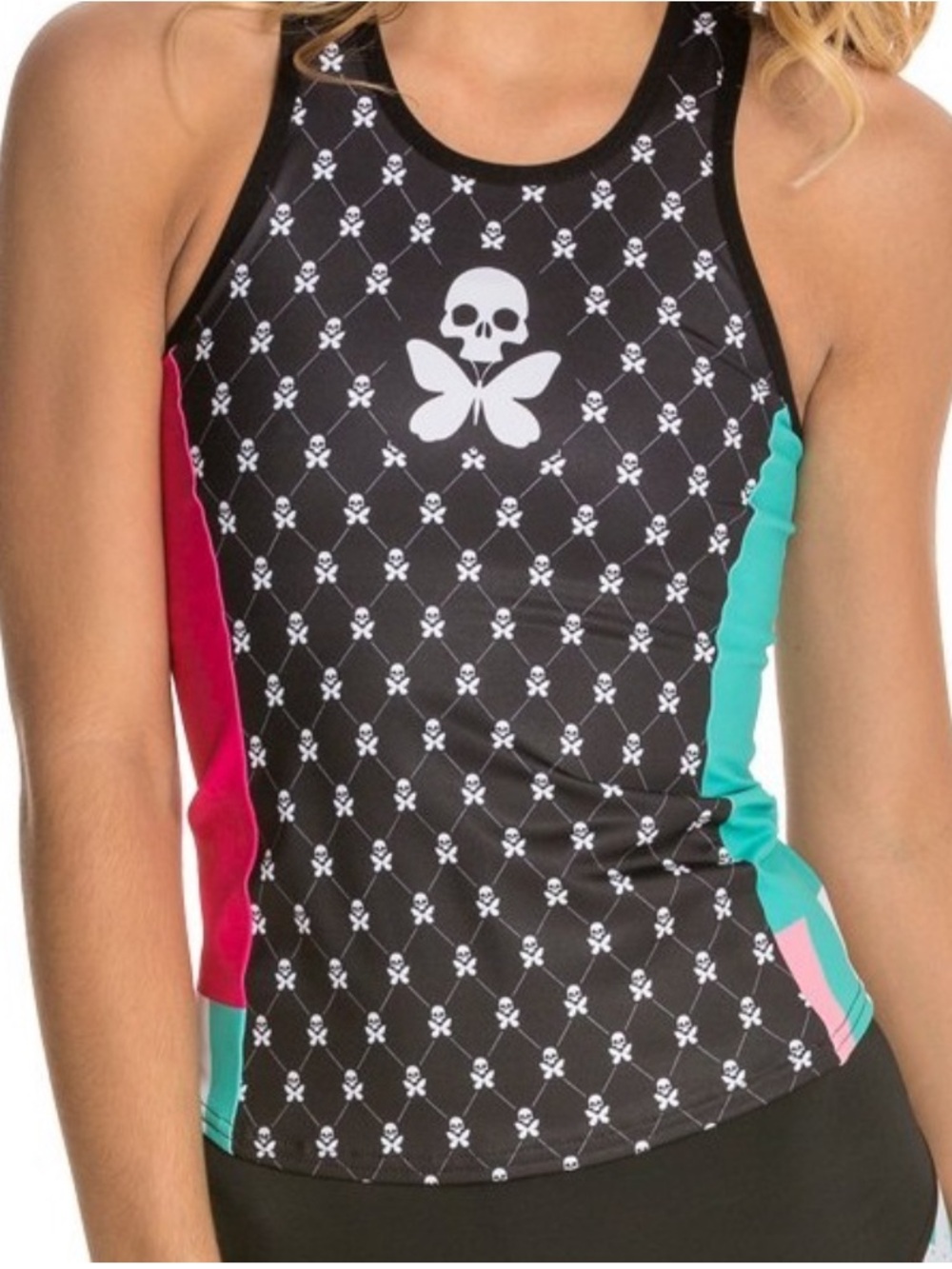 BETTY DESIGNS Skull Cycling Tank